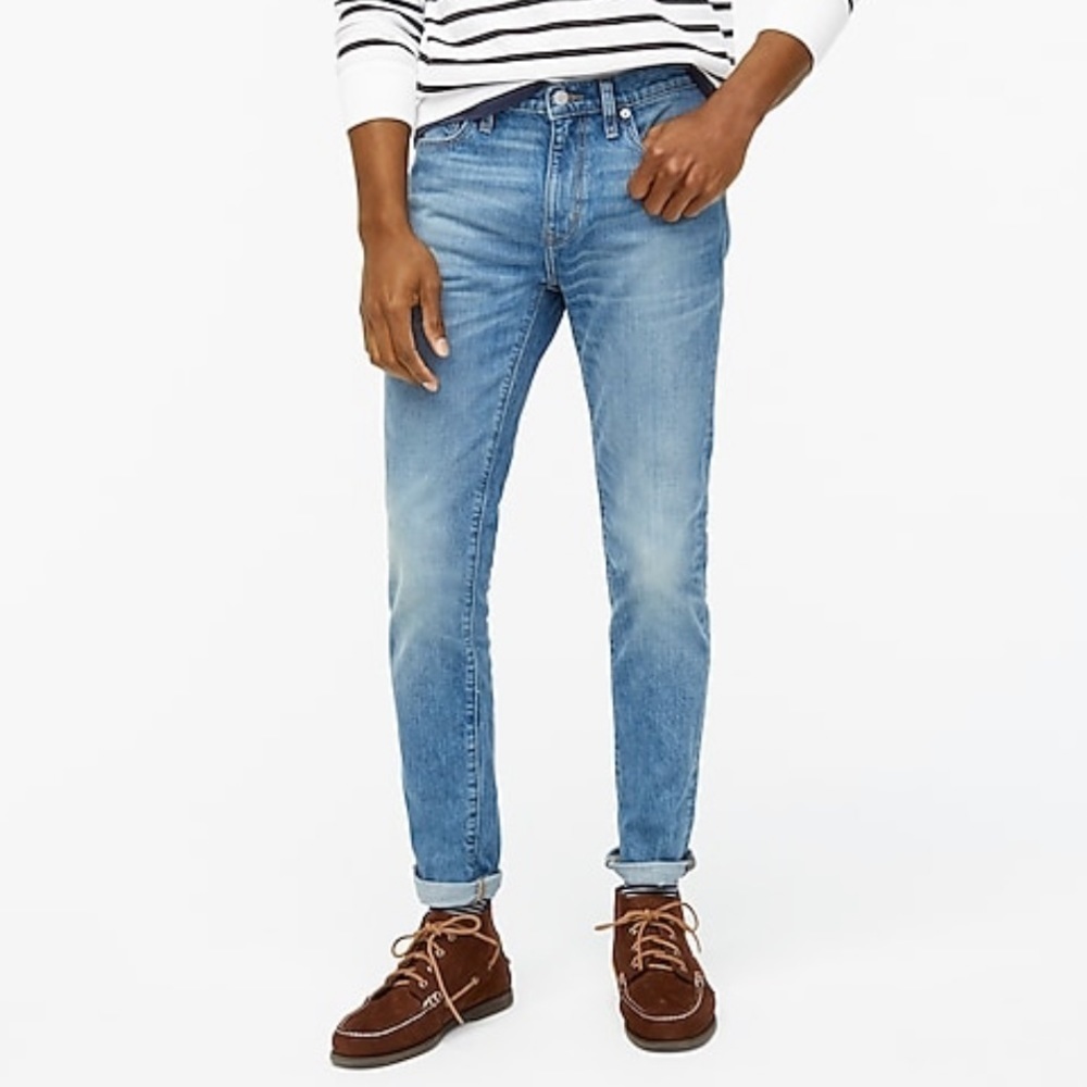 J crew slim fit jean vintage flex montauk wash